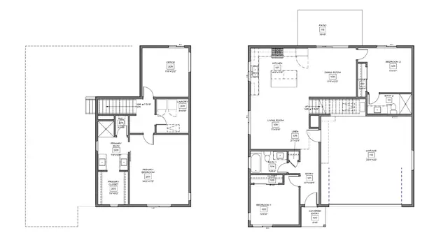 Floor plan, 316 Singletrack Ln