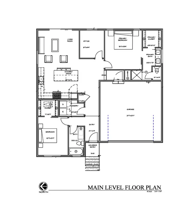 Floor plan, 411 Switchback Ln